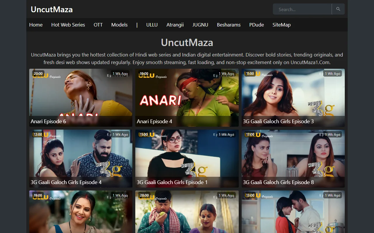 Screenshot of Uncutmaza1 Review